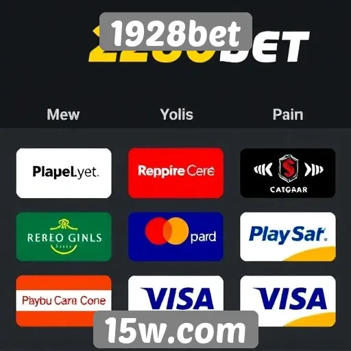 Métodos de pagamento disponíveis no site 1928bet